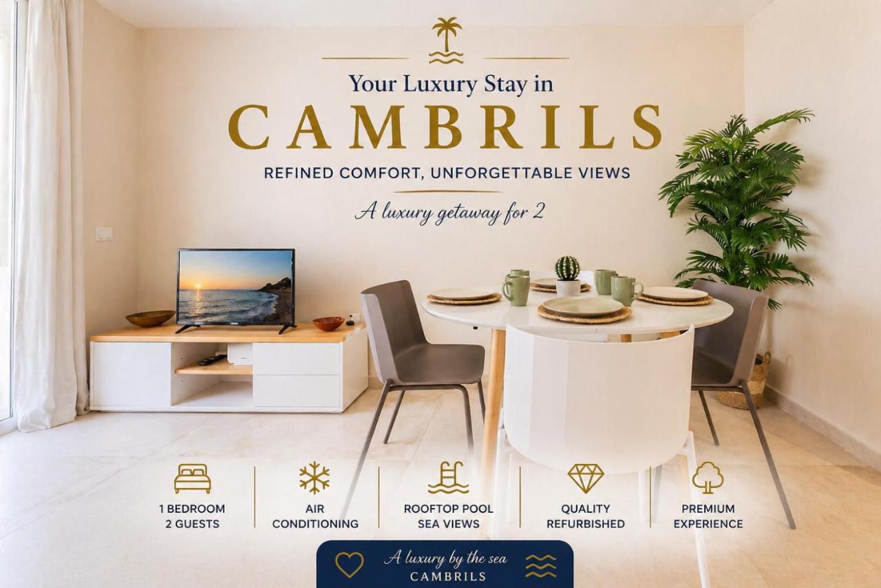 Cambrils Apartment with Rooftop Pool - AC & Just 50m from Beach! - Ferienwohnung Cambrils