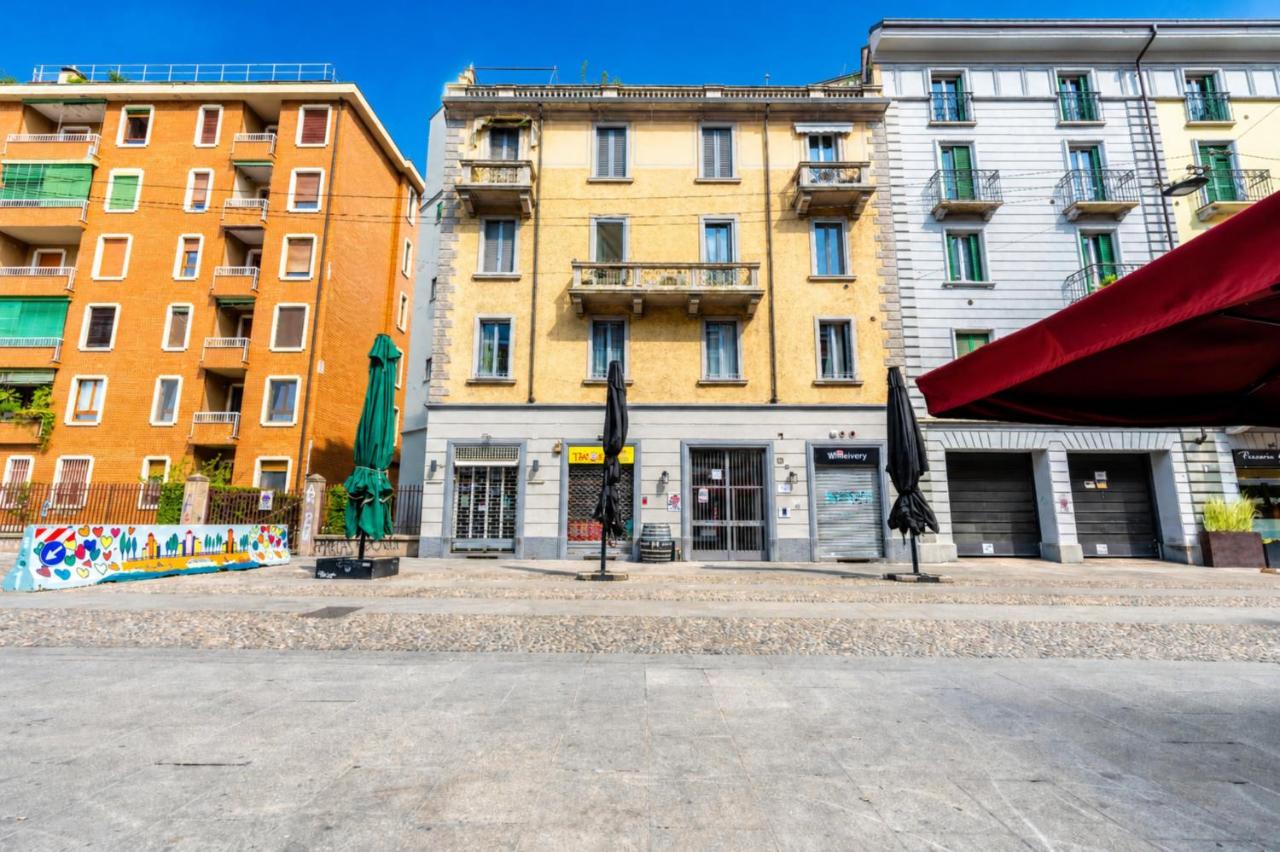 Navigli Porta Genova 30m Metro Terrazzo - Chambres d'hôtes Milan