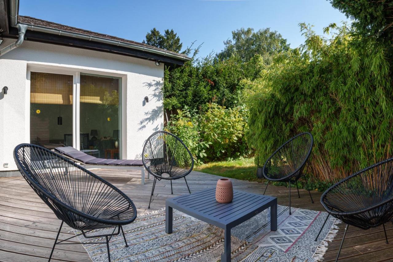 Sonnenzeit - ebenerdiges Reihenhaus mit Sonnenterrasse und Garten in ruhiger Lage in Berlin-Schmargendorf - Ferienwohnung Berlin