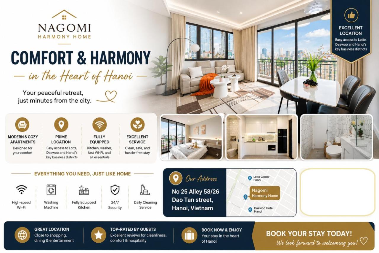 Nagomi Harmony Home - B&B Hanoi