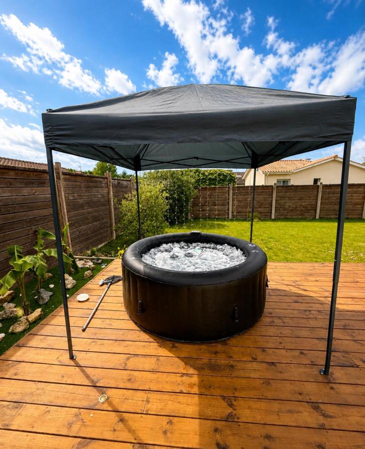 Agréable Maison entre Bordeaux et le Bassin avec option jacuzzi - Ferienwohnung Saint-Jean-d'Illac
