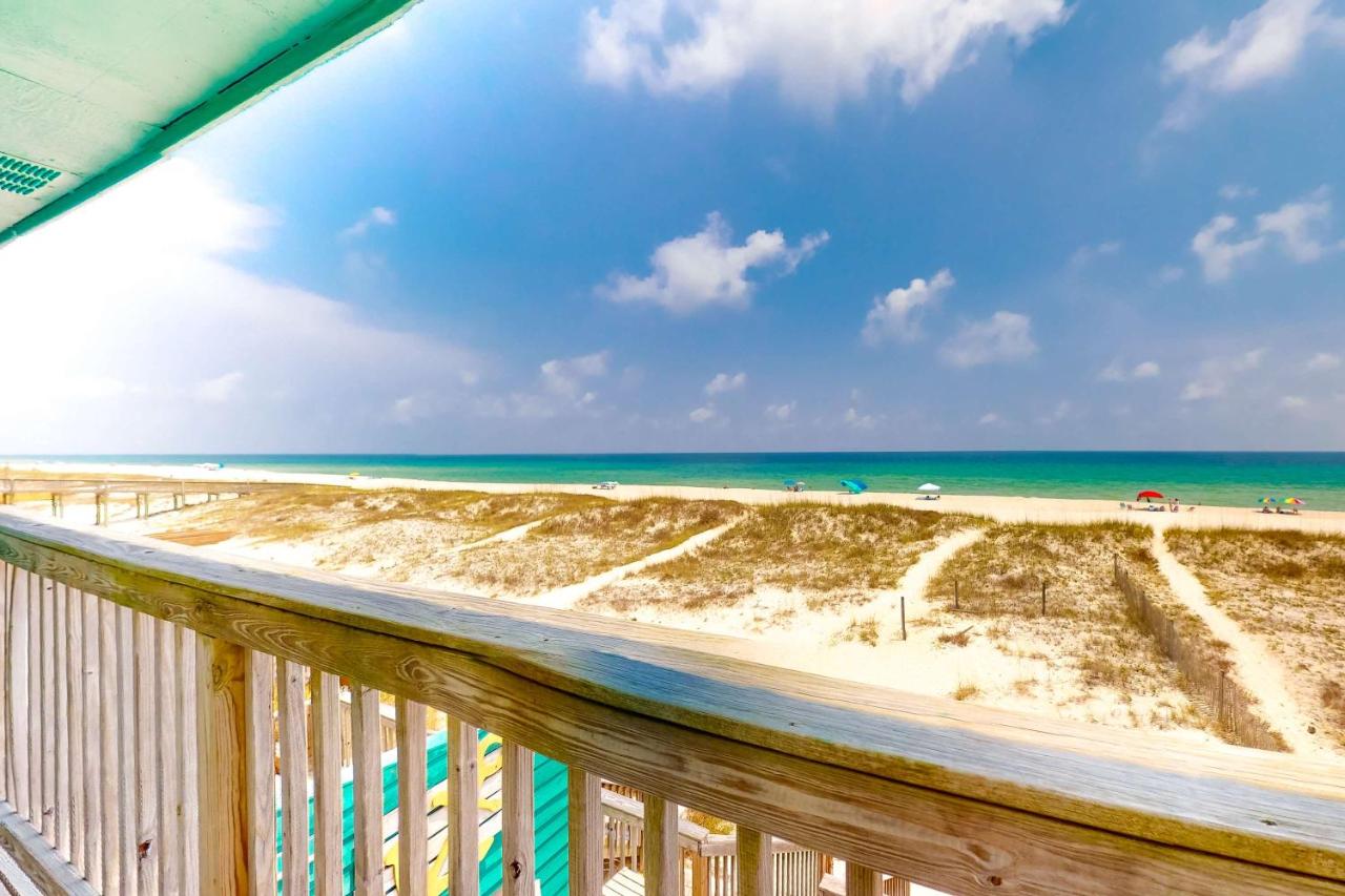 Beachfront home with furnished waterfront deck balcony & central AC - Ferienwohnung Gulf Shores