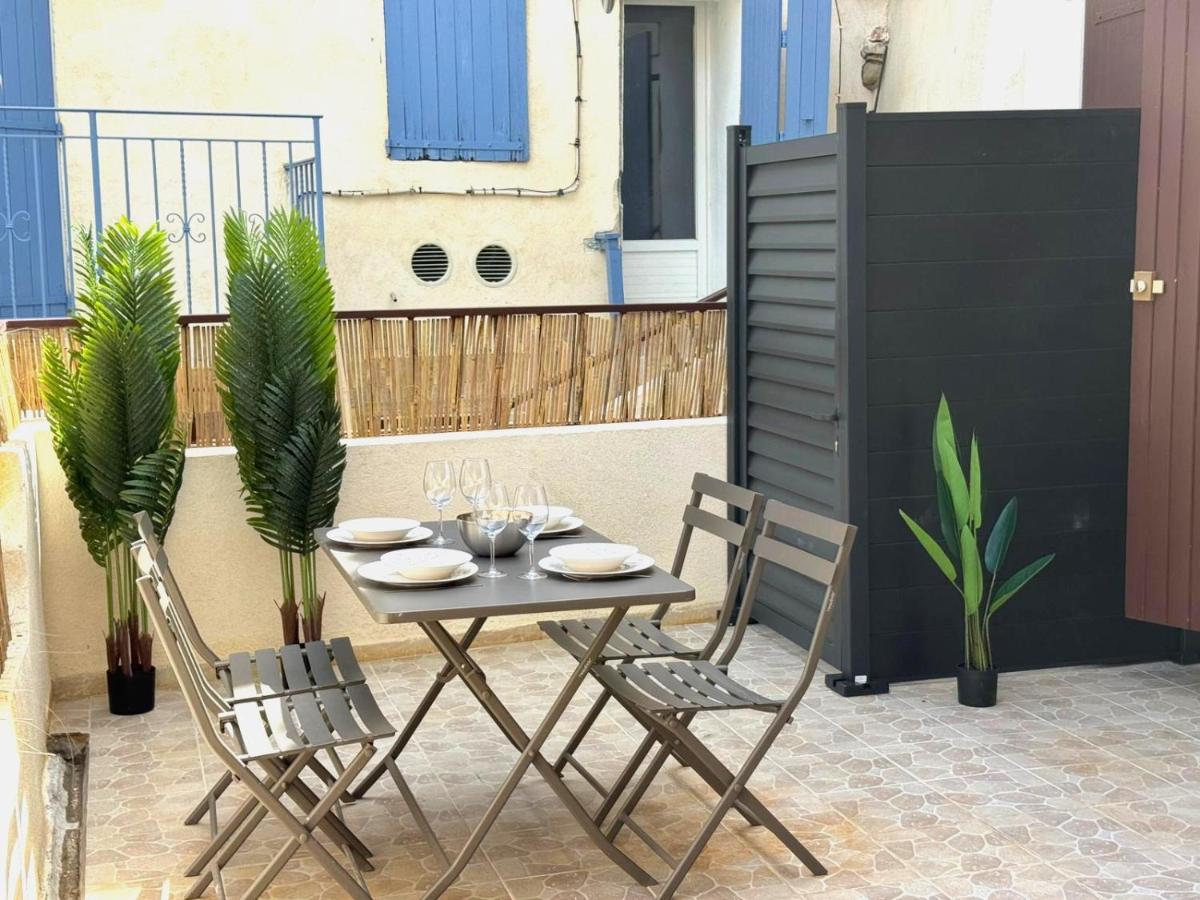 L'Escale - Appartement T2 cosy climatisé avec grande terrasse centre ville Manosque - Chambres d'hôtes Manosque