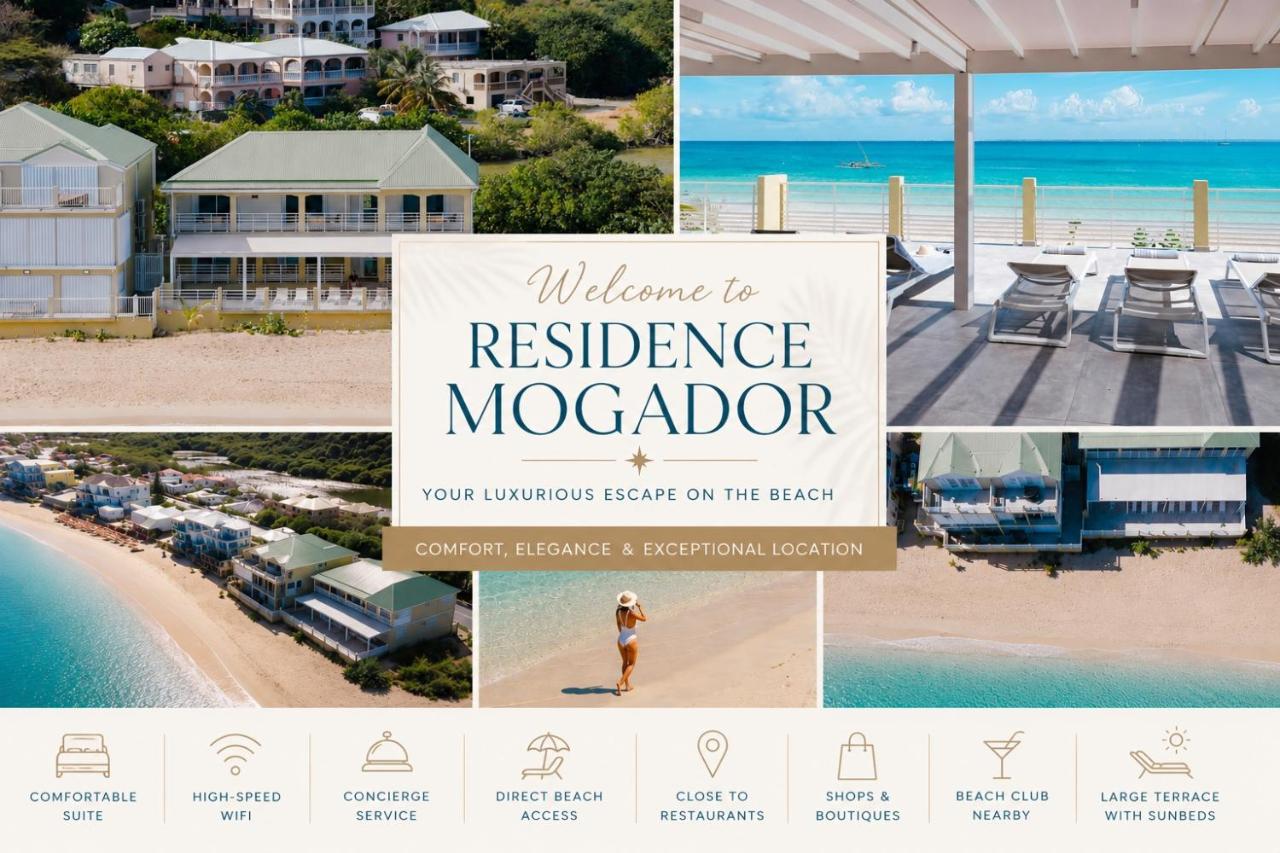 Suite 1 - Les pieds dans le sable de Grand-Case, un bien nouveau et rare dans la toute nouvelle résidence Mogador - Chambres d'hôtes Grand-Case