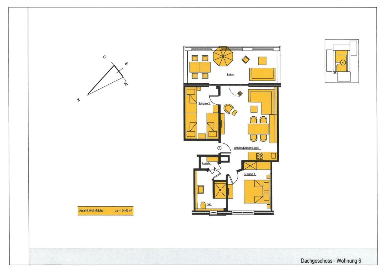 Riff5 Wohnung 6 - Ferienwohnung Borkum