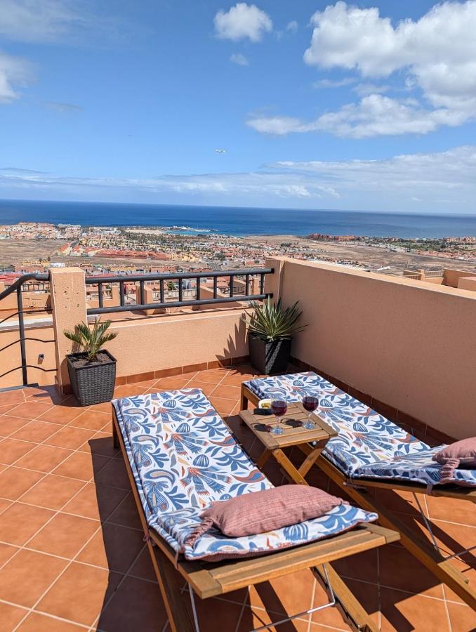 Terraced house with ocean view - Ferienwohnung Caleta de Fuste