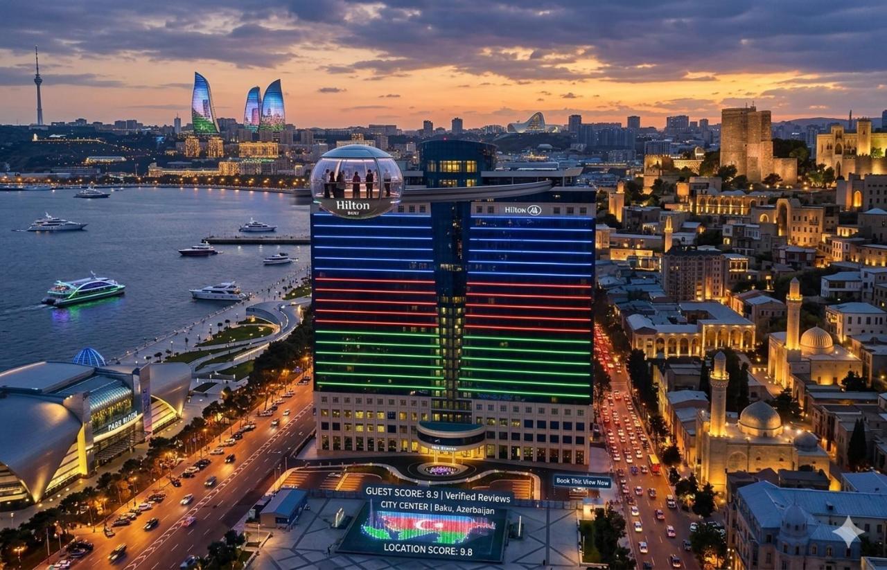 Hilton residence apartment Baku - B&B Bakú