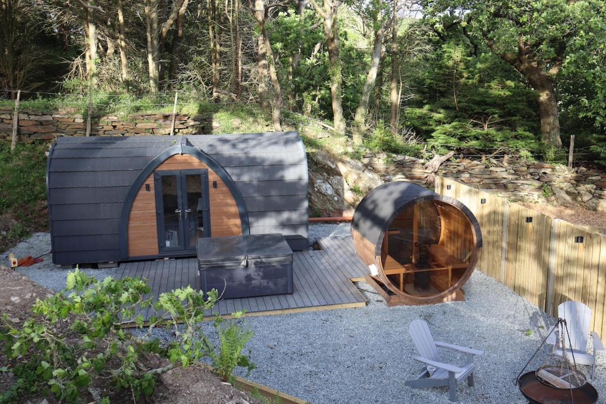 The Hideaway Spa Cabin Hot tub & Sauna - Ferienwohnung Barmouth