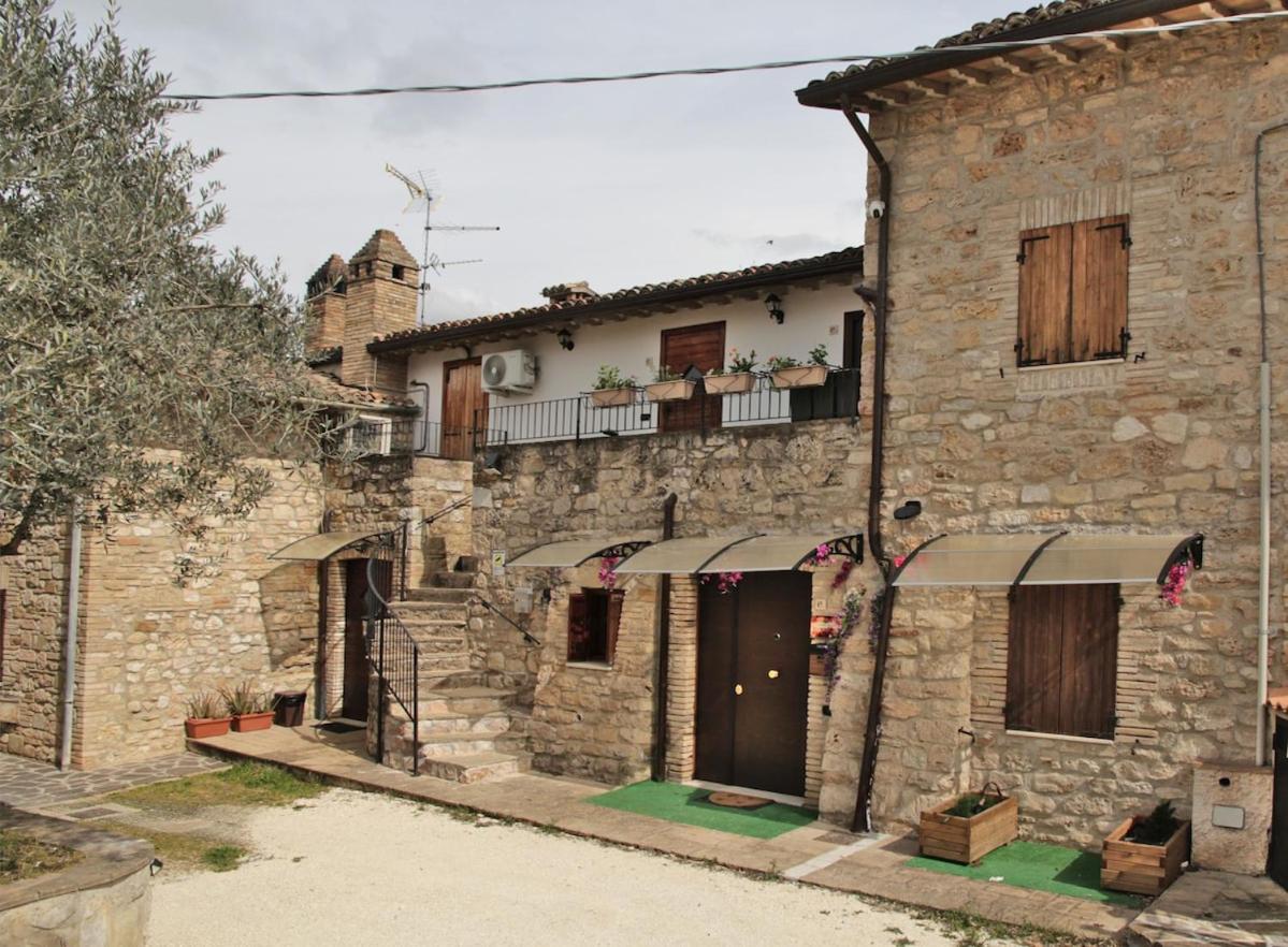 La Roccetta Assisi view Terrace Stone house - B&B Rivotorto