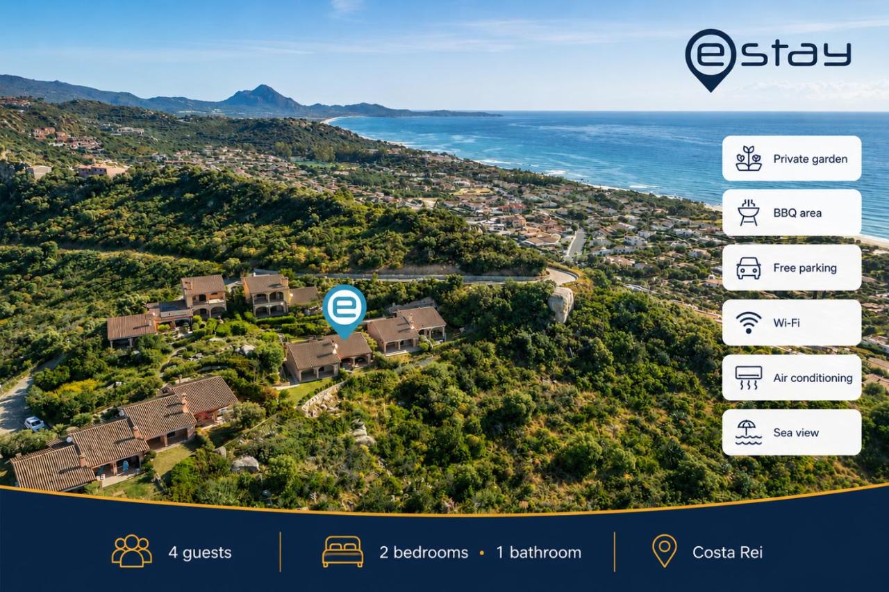 Estay - EuHouse - Seaview - AirCon - Parking - B&B Costa Rei