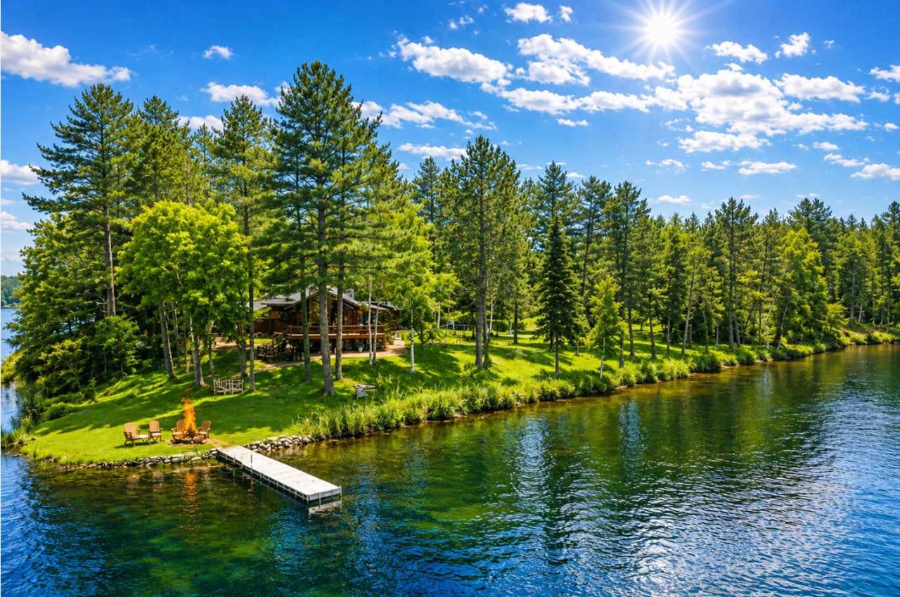Bua Northwoods Chalet on the Peninsula - Bed and Breakfast Crystal Falls