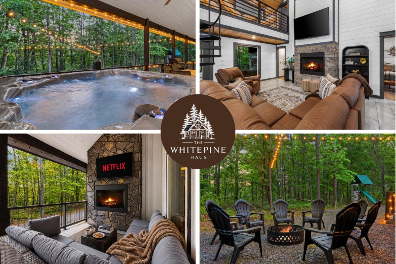 Luxury Cabin Hot Tub, Firepit, Arcade Game, B-ball, Kids Playset - Chambres d'hôtes Broken Bow