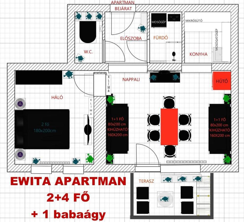 EWITA Apartman HAJDÚSZOBOSZLÓ - B&B Hajdúszoboszló