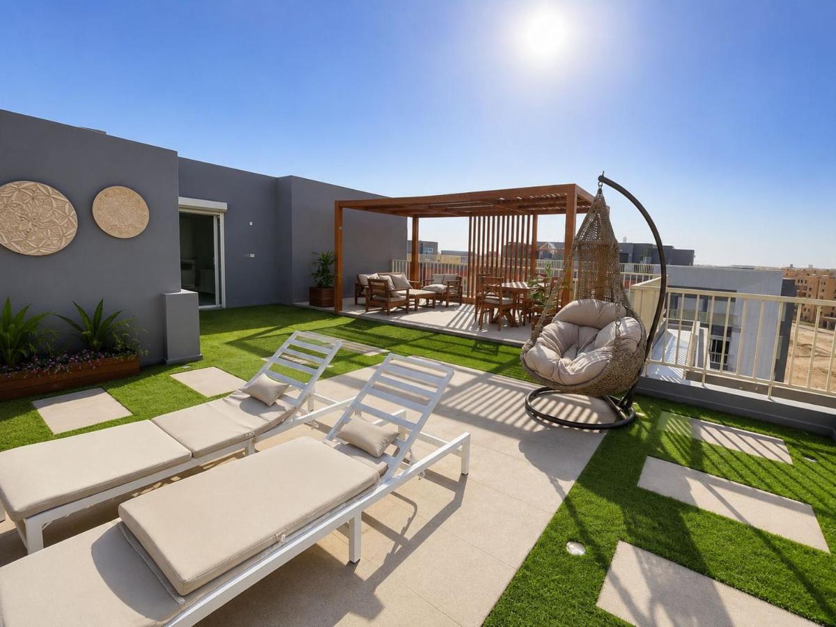 Sky penthouse Amorada Private Jacuzzi Rooftop - Ferienwohnung New Cairo