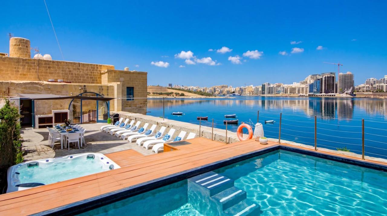 Valletta Waterfront Villa with Pool and Jacuzzi - Ferienwohnung Valletta