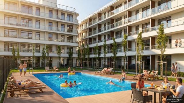 Apartament BorMik, 150m od plaży, basen - Ferienwohnung Henkenhagen