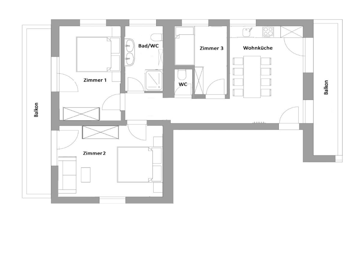 Apartamento de 3 dormitorios