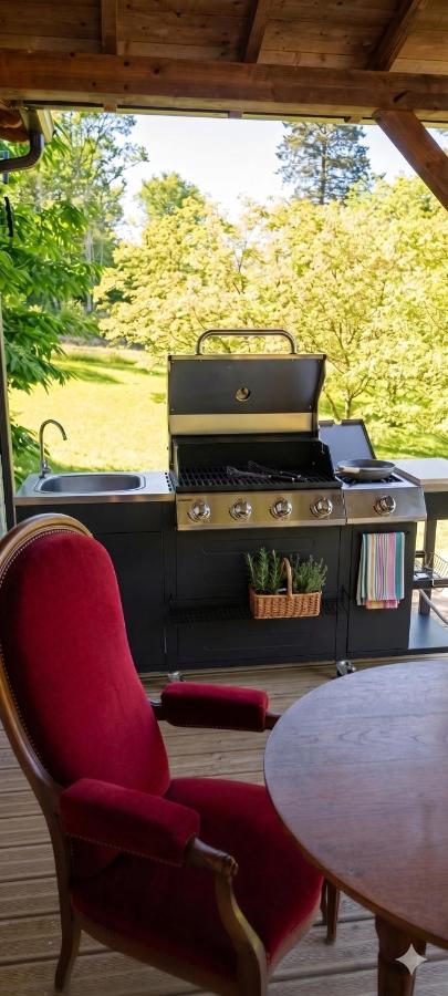 gite&spa individuel interieur privé-le bois de la pause- - Bed and Breakfast Saint-Cybranet