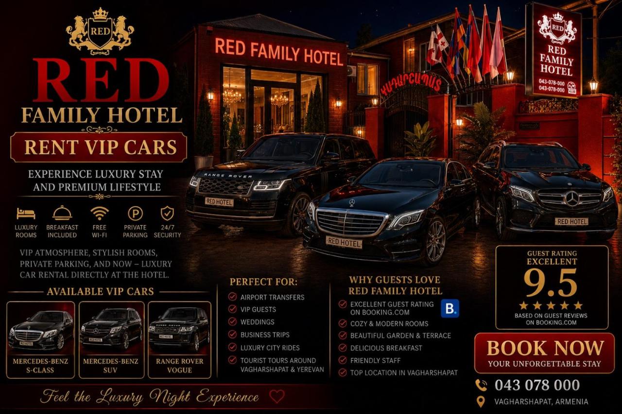 Red Family Hotel - Bed and Breakfast Edzjmiatsin