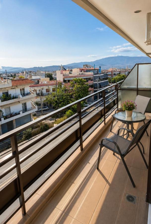Apartment in Haidari with a view of the city - Chambres d'hôtes Athènes