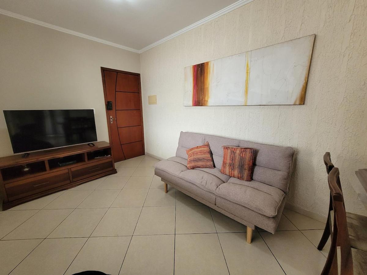 Conforto no Canto do Forte - 2 min da praia-Vaga e elevador - Bed and Breakfast Praia Grande