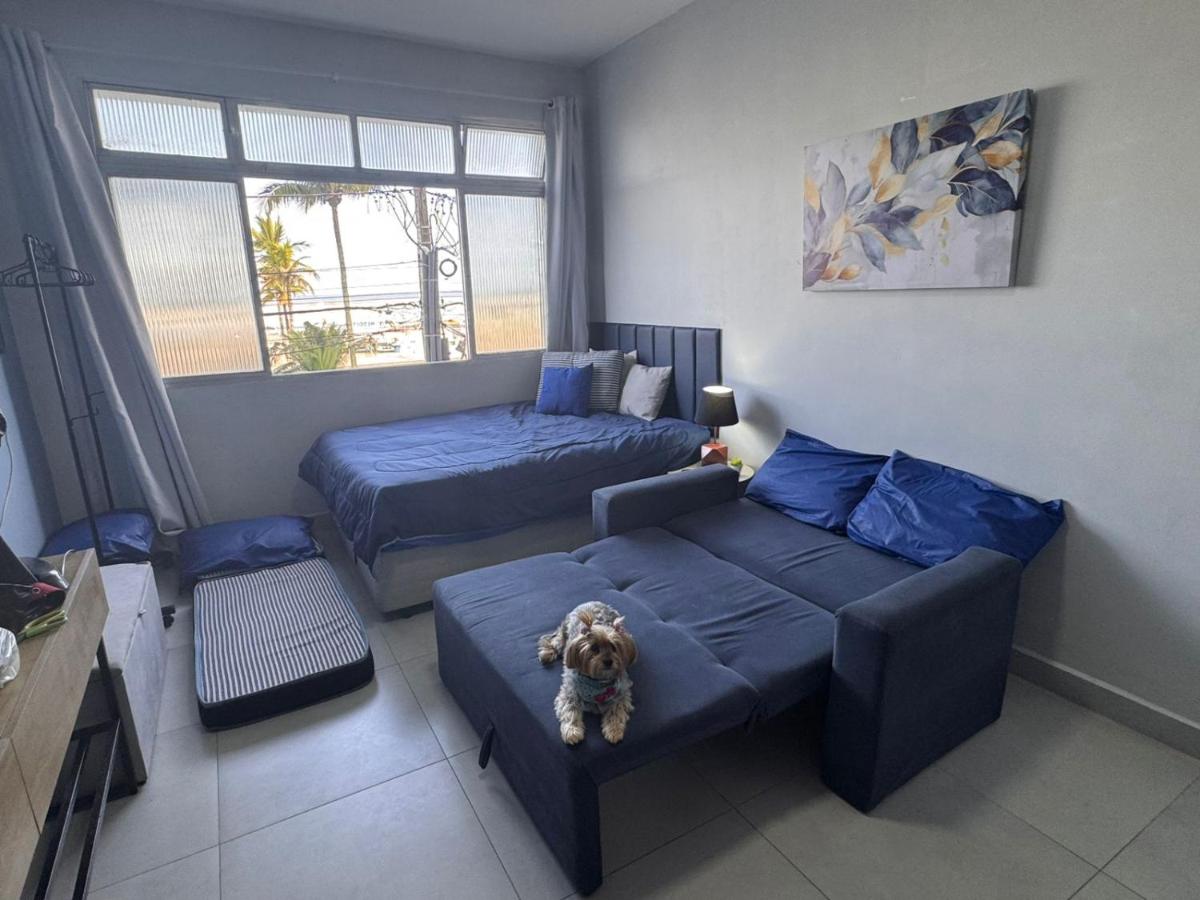 Apê Design Pé na Areia Vista Total do Mar Praia Tupi - B&B Praia Grande