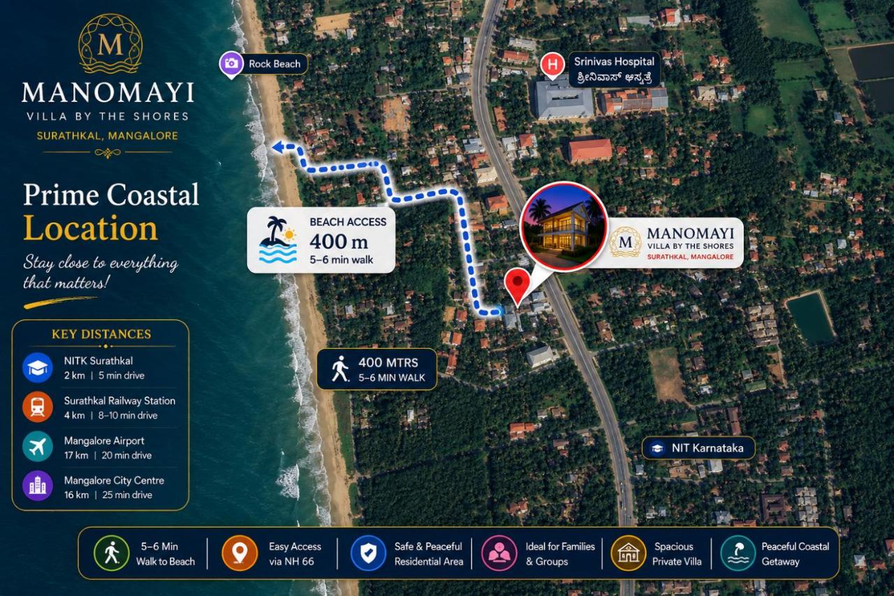 Manomayi Luxury 4BHK Family Villa Spacious 4500 Sqft Duplex - B&B Mangaluru