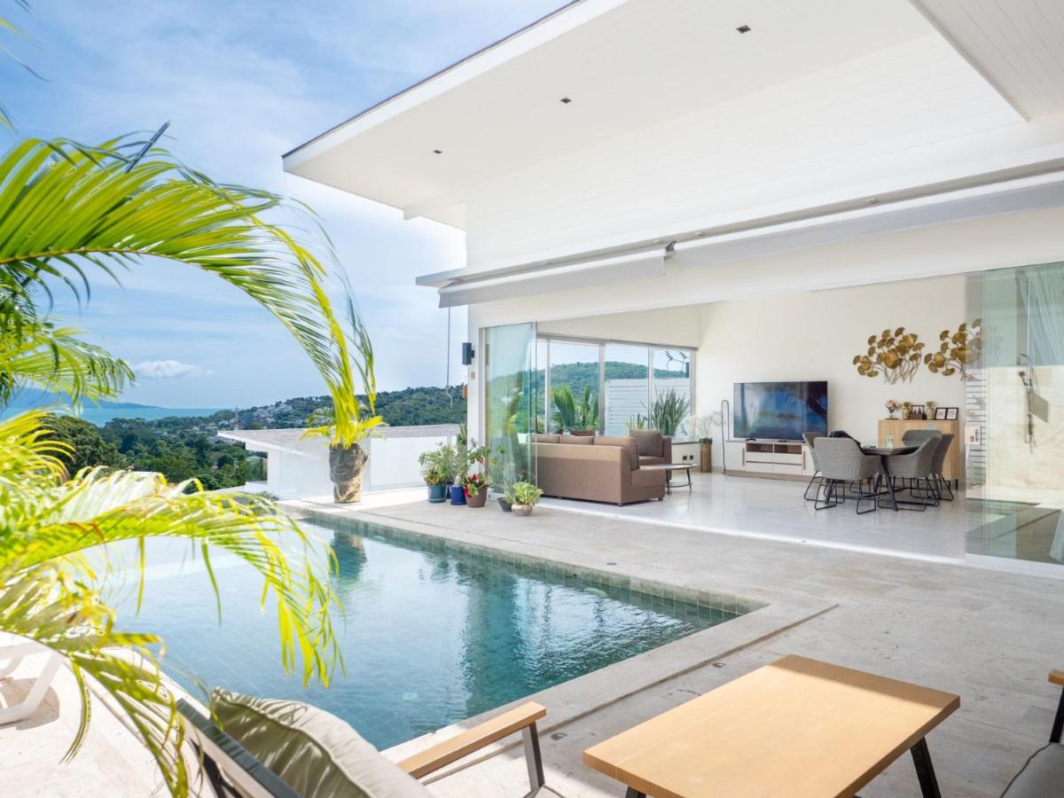 Stunning 3BR Villa Malina Sea & Jungle Views - Chambres d'hôtes Ban Chaweng Yai