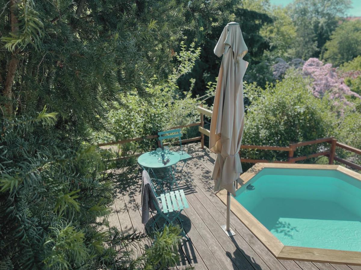WEINQUARTIER Kalter Hügel 70 qm Garten Lagerfeuer Pool Terrasse Parkplatz - B&B Naumburgo