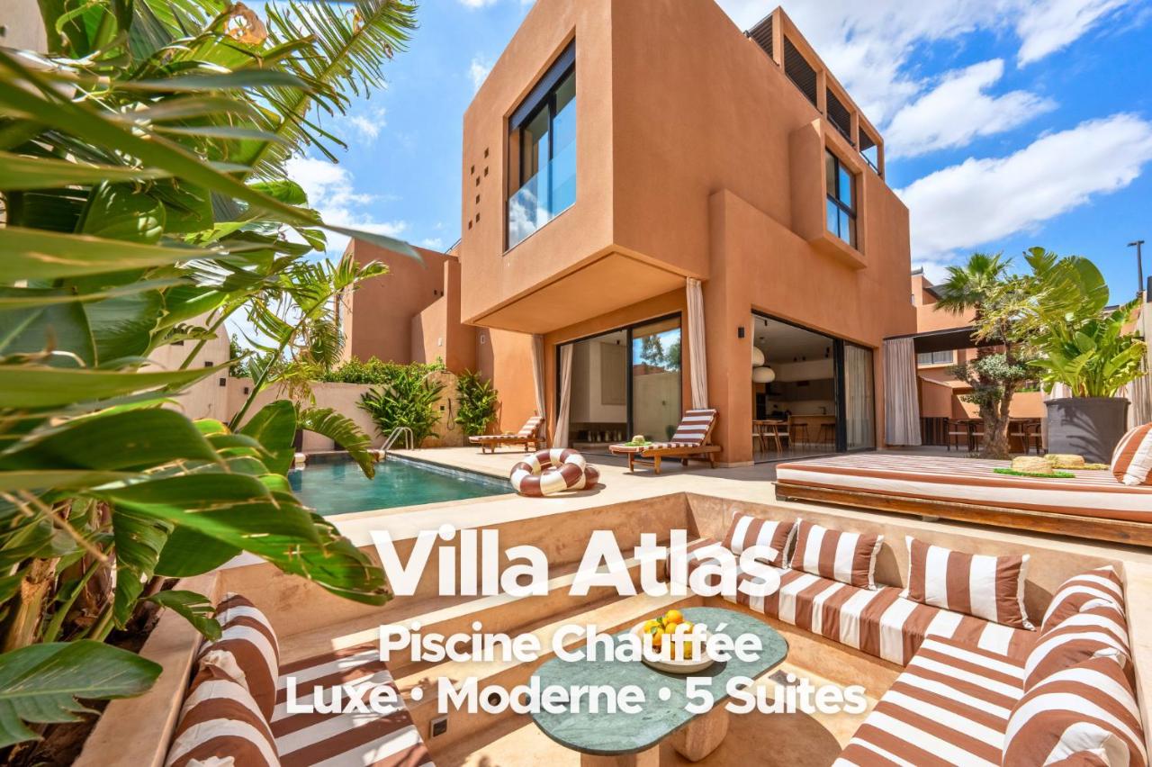 Villa Atlas - 5 Suites de Luxe - Piscine Chauffée - Rooftop - Petit Déjeuner Inclus - Vue Atlas - Chambres d'hôtes Marrakech