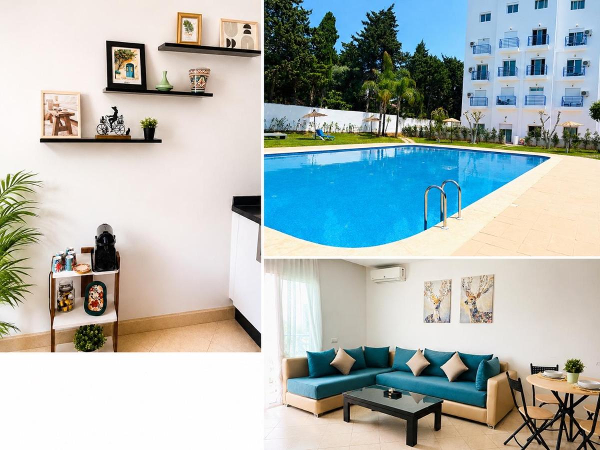 Cozy Studio Near Beach with Pool Access - B&B Martil