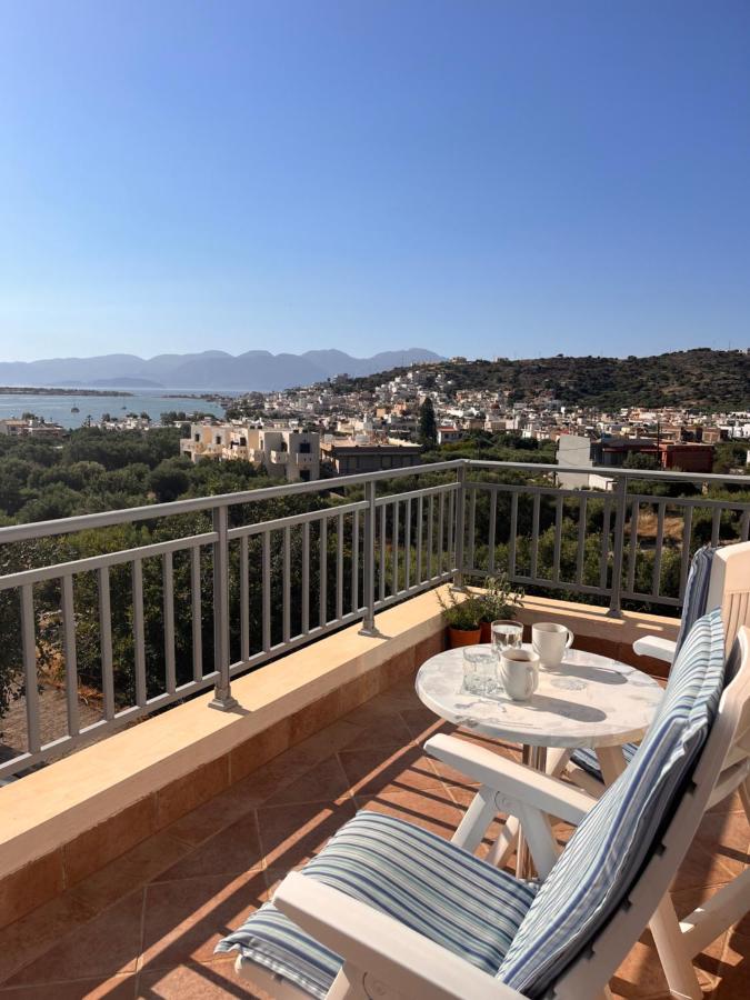 Premium Sea View Apartment Elounda 2 Baths 3 AC - B&B Elounda