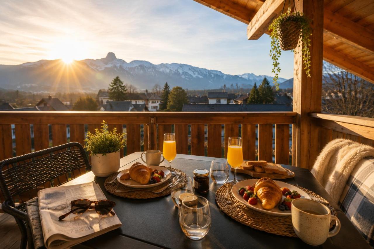 Modernes Apartment mit Alpenblick, Balkon & Parkplatz nahe Thun und Interlaken - B&B Thun
