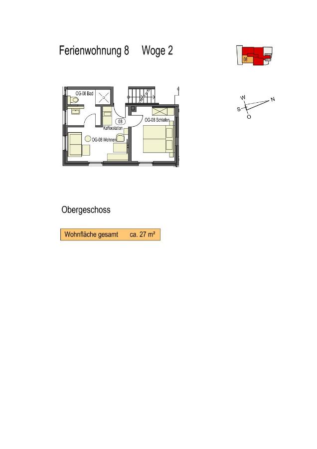 Woge2 Appartement 8 - Ferienwohnung Borkum