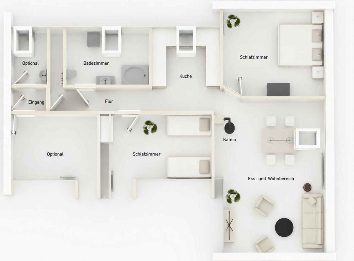 FewoLeck - Moderne Dachwohnung im Luftkurort - Ferienwohnung Leck