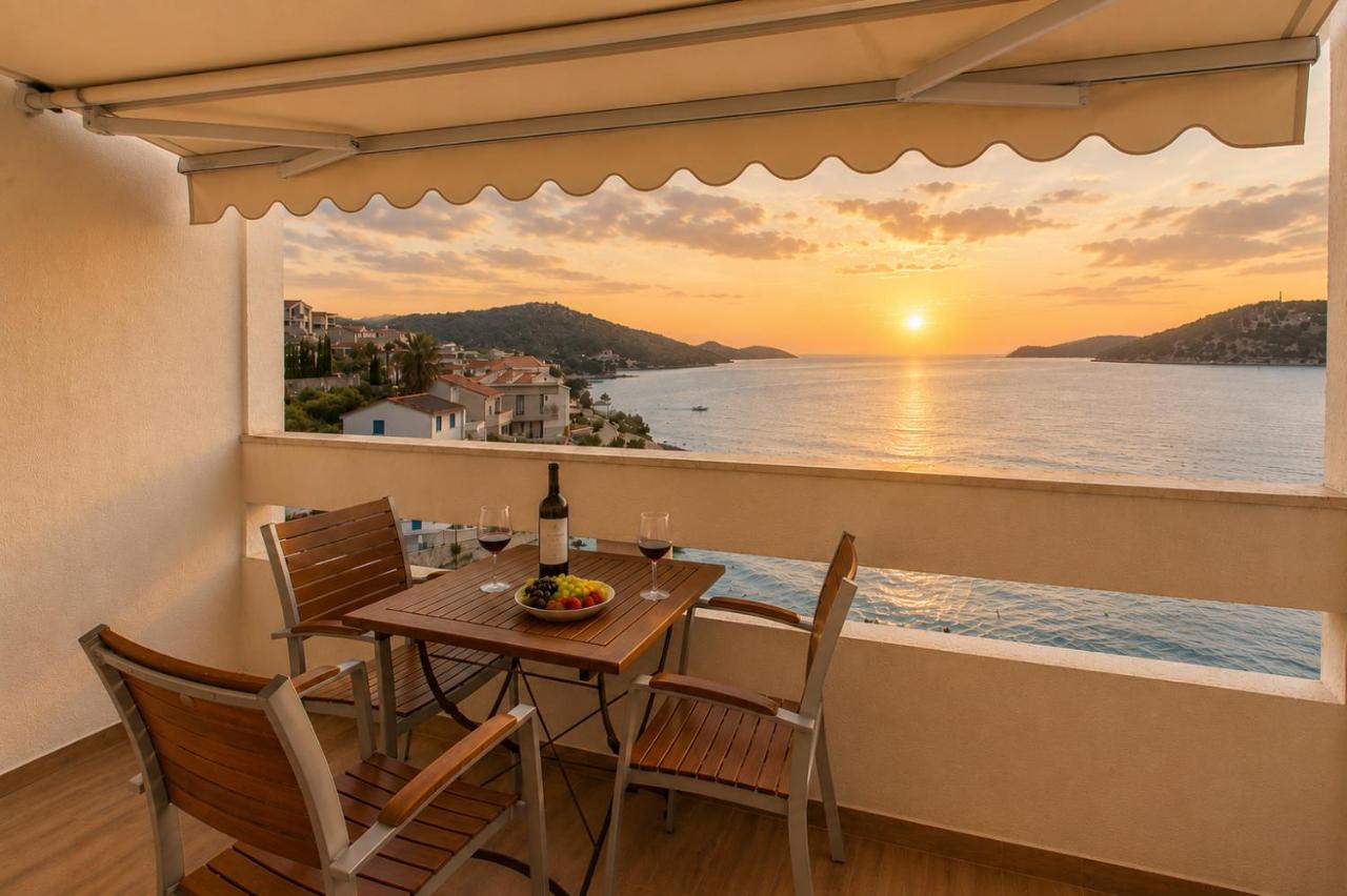 Apartment mit Balkon