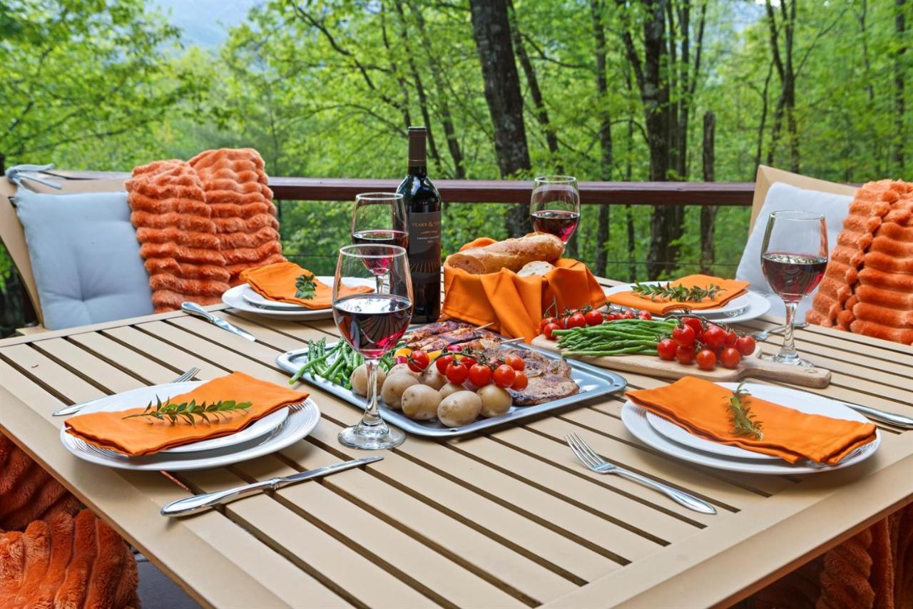 Secluded Smoky Mountain Cabin, Firepit and Views - B&B Bryson City