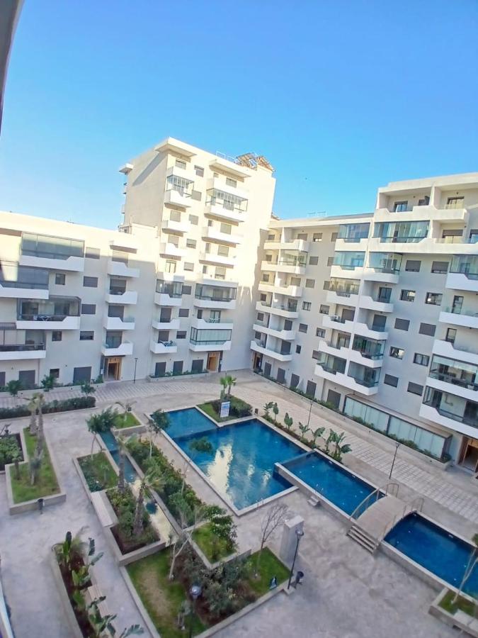 Chic Appt Vue Piscine & walk to beach - Zénata Eco-City Casa - Ferienwohnung Aïn Harrouda