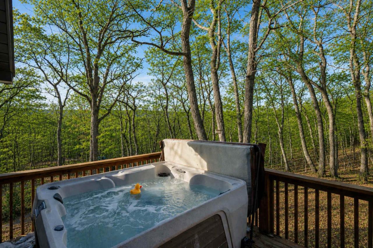 Cozy Cabin w Hot Tub Fire Pit & Loft Getaway - Bed and Breakfast Berkeley Springs