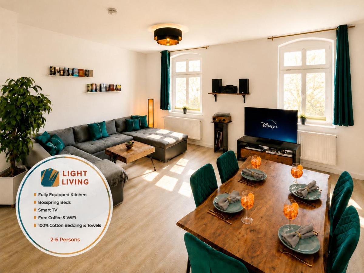 CASA COZY - 3-Zi-Whg - Nahe Uniklinik & Zentrum - Küche, SmartTV, Homeoffice - Chambres d'hôtes Magdebourg