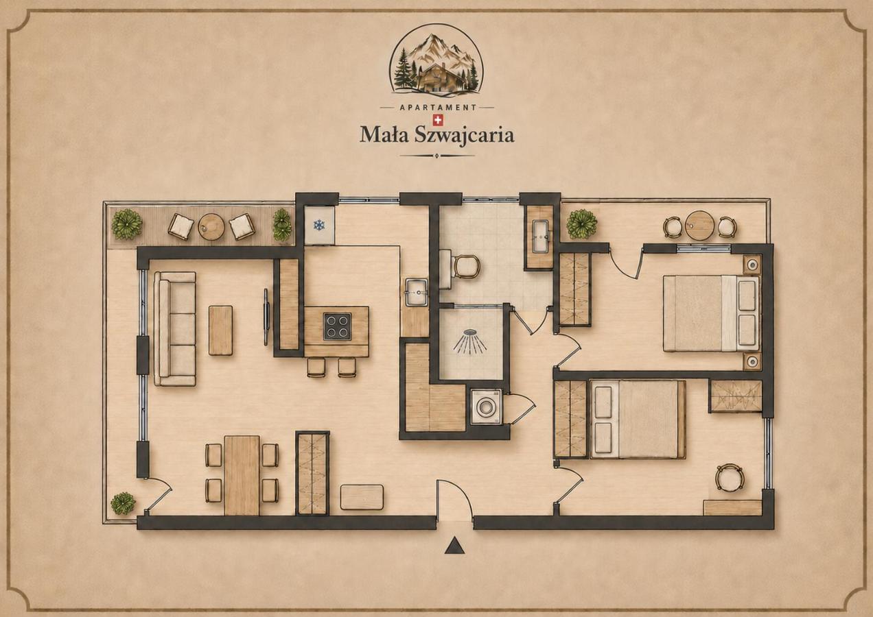 Apartament Szwajcarski - Agroturystyka w Międzygórzu - Chambres d'hôtes Międzygórze
