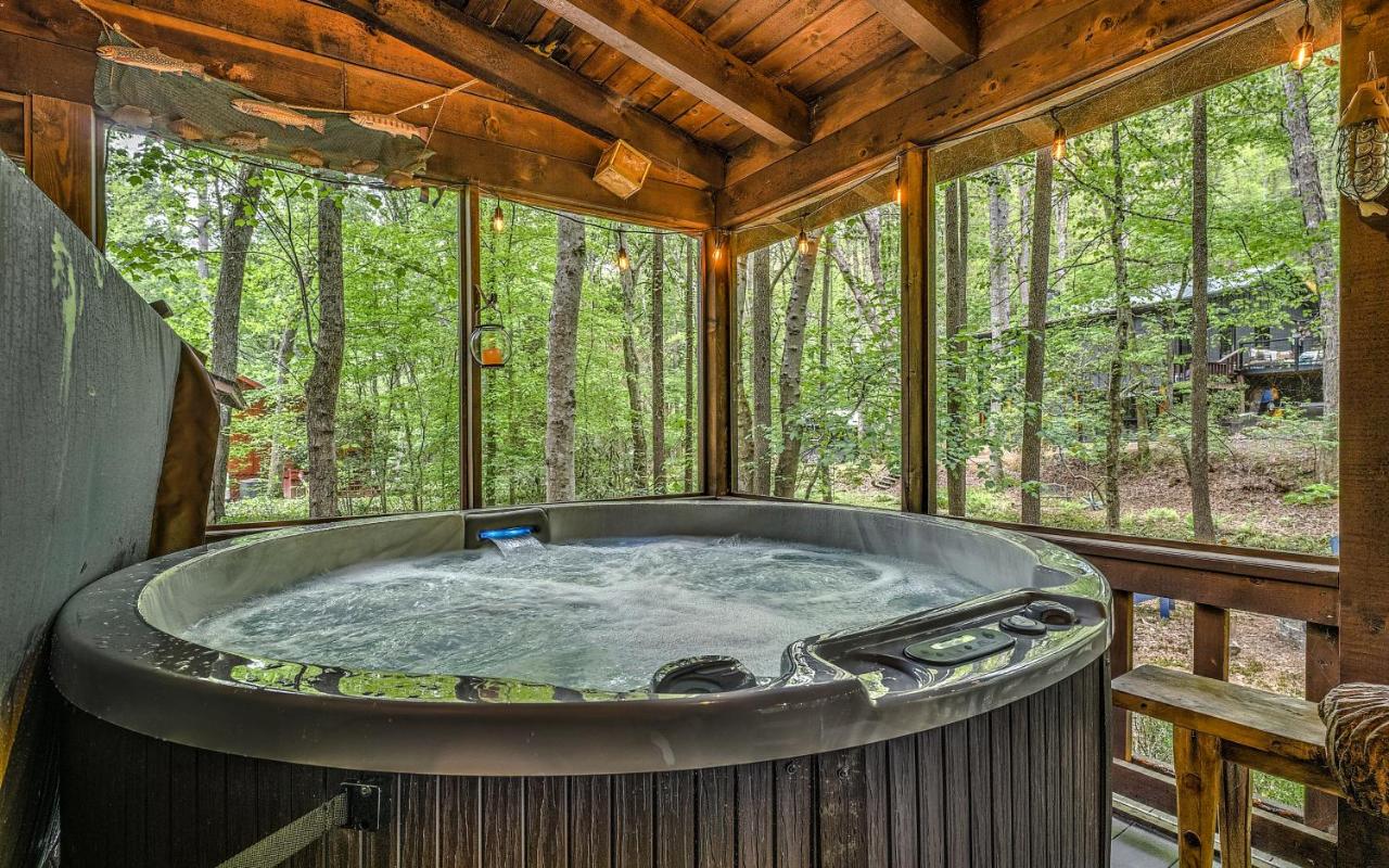 Cozy Creek Cabin- Creek, Hot Tub, Porch Swing - Ferienwohnung Blue Ridge
