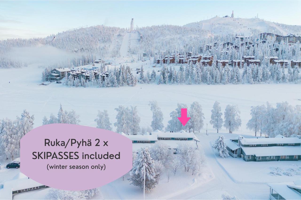 Talviranta - Lakefront Cottage - Ruka-Pyhä 2x SKIPASSES included - Free Skibus doorstep - B&B Ruka