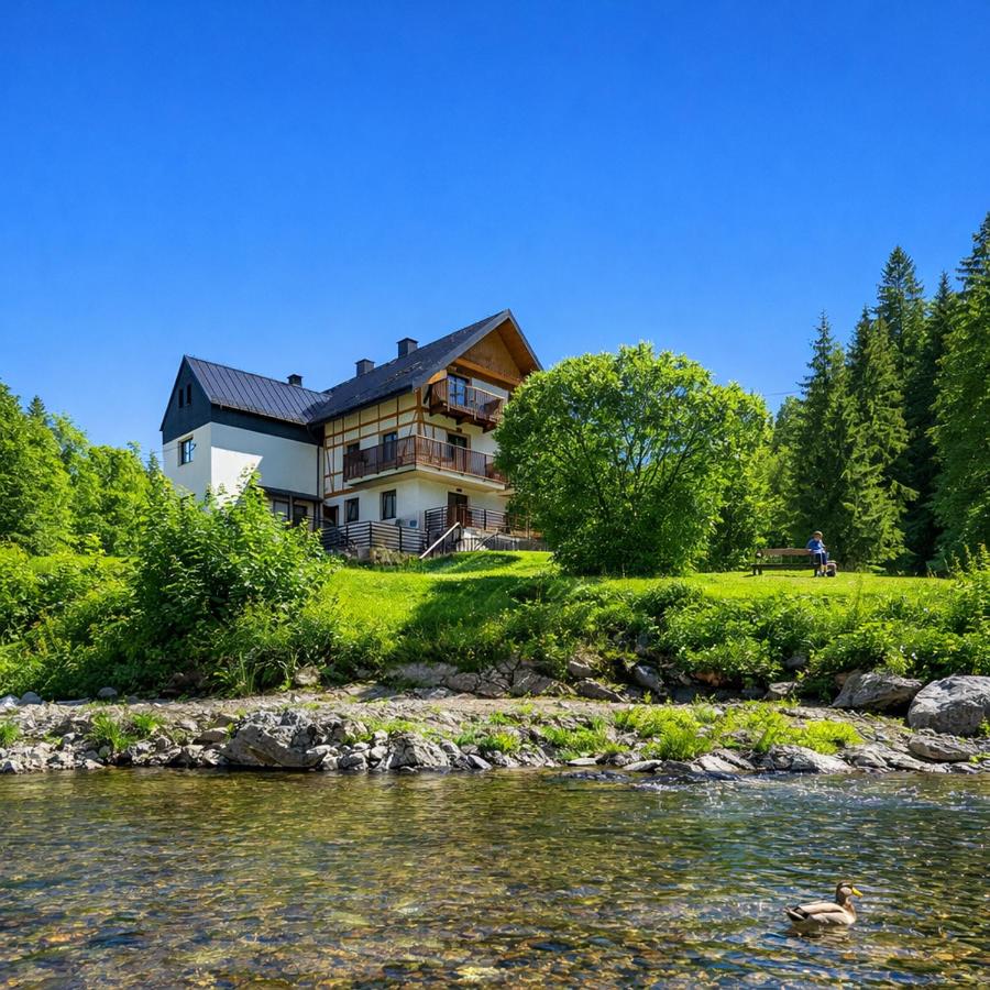 Willa Sowia nowy apartament z prywatnym tarasem i widokiem na góry - Chambres d'hôtes Stronie Śląskie