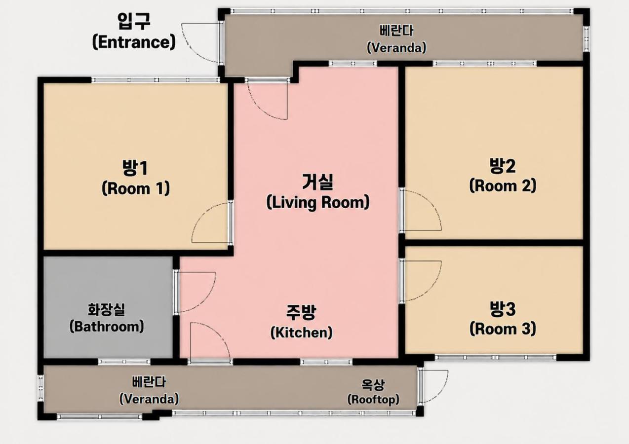 Haebangchon, Itaewon Street, Sinheung Market, Namsan Tower, 15 minutes to Hongdae,The Still House Yongsan - Chambres d'hôtes Séoul