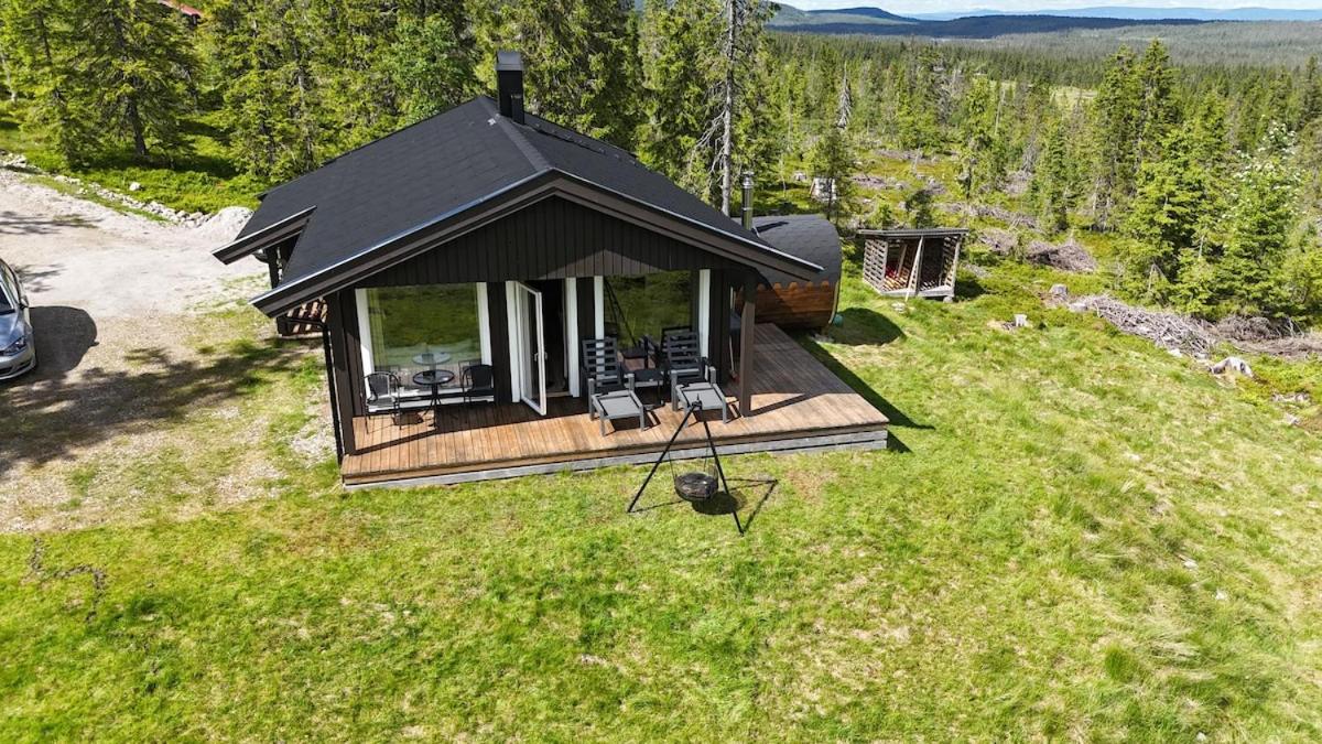 Family cabin BUDOR-60 min OSL Sauna & Hedmarksvidda - B&B Løten