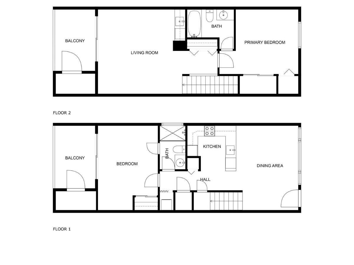 Casa a Schiera con 2 Camere da Letto