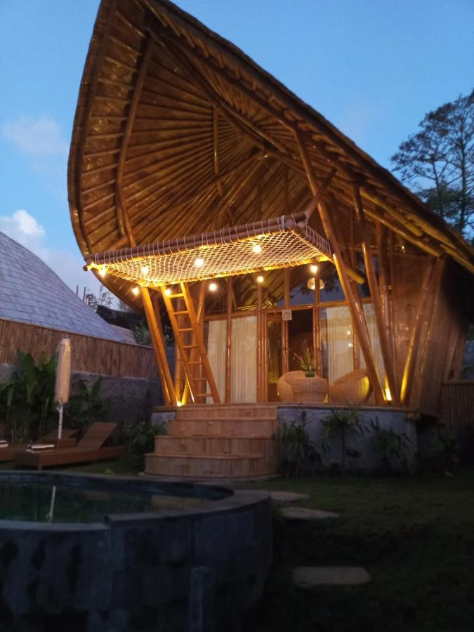 Raka Rai Bamboo Villa - Private Pool with Mount Agung View - Chambres d'hôtes Selat