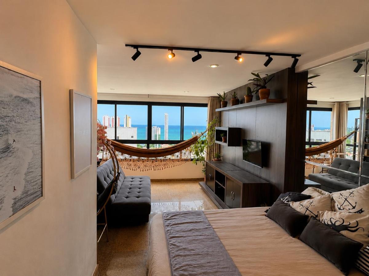 Studio da Praia - Loft 02 - Encantador - Vista panorâmica do mar e da cidade - B&B Natal