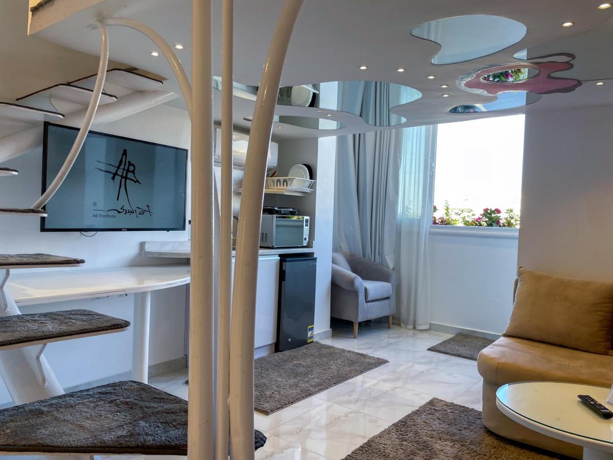 AB N103 Spacious Nile View Duplex Studio - Bed and Breakfast Caïro